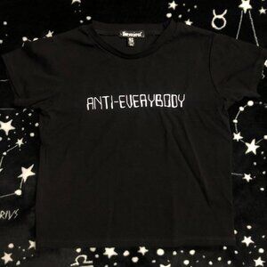 Dolls Kill Antisocial Socialite Baby Tee
